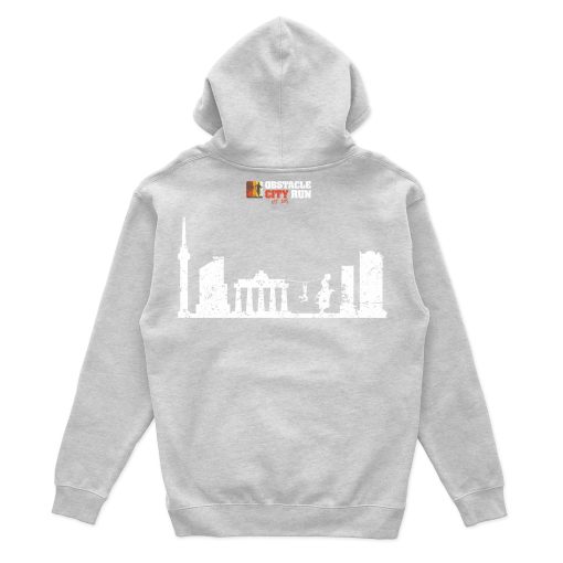 Obstacle City Run Hoodie Skyline Grey (Unisex) – Bild 2