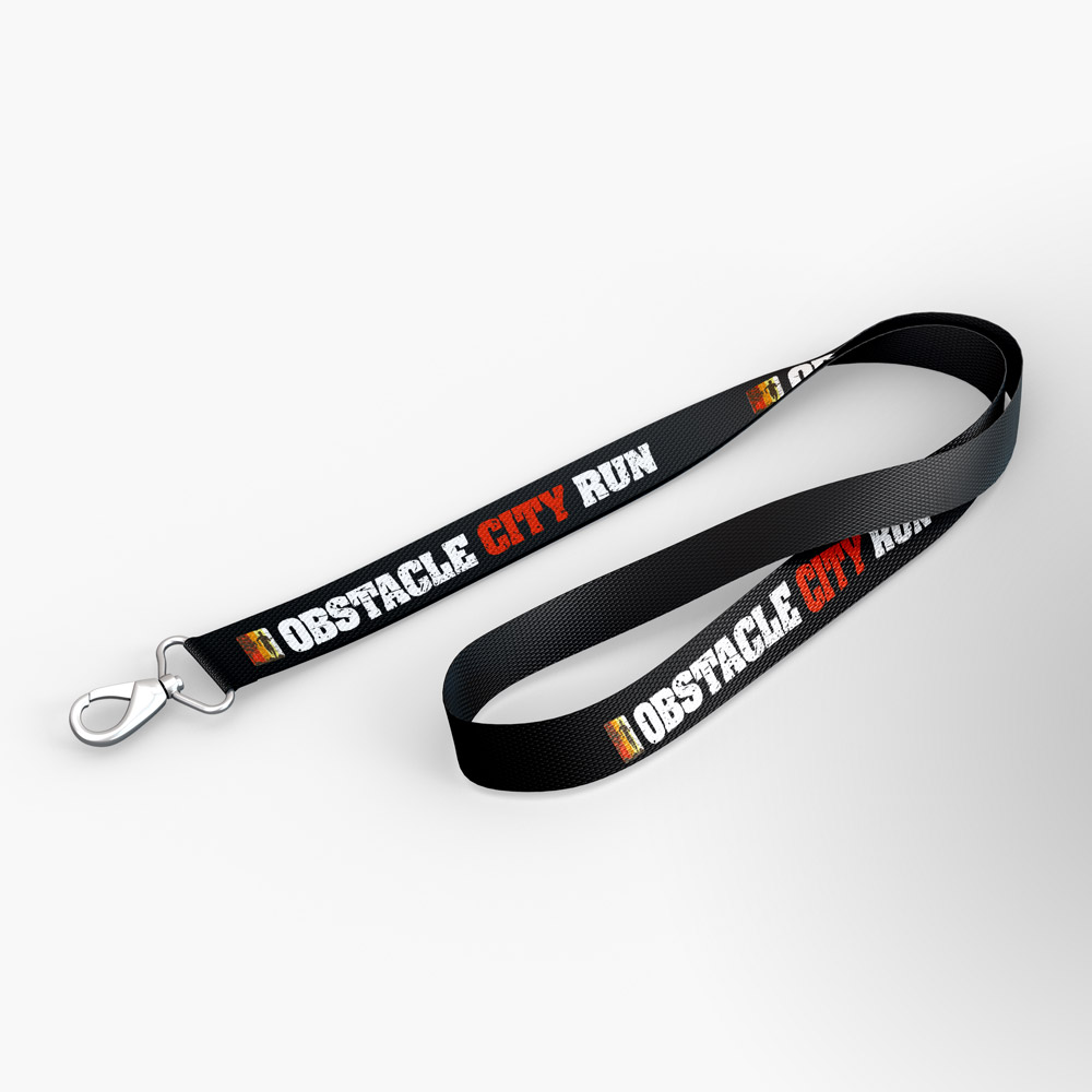 Obstacle City Run Lanyard
