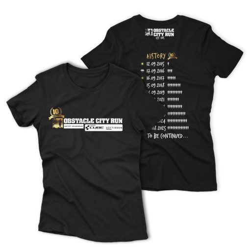 Obstacle City Run Jubiläums T-Shirt - 10 Jahre - Female