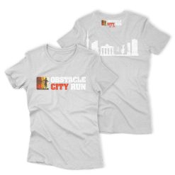 Obstacle City Run T-Shirt Skyline Grey Female