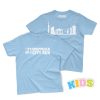Obstacle City Run T-Shirt Skyline Blau KIDS