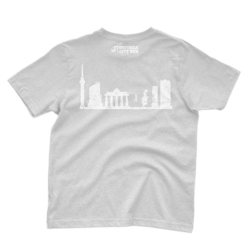 Obstacle City Run T-Shirt Skyline Grey KIDS – Bild 2