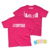 Obstacle City Run T-Shirt Skyline Pink KIDS