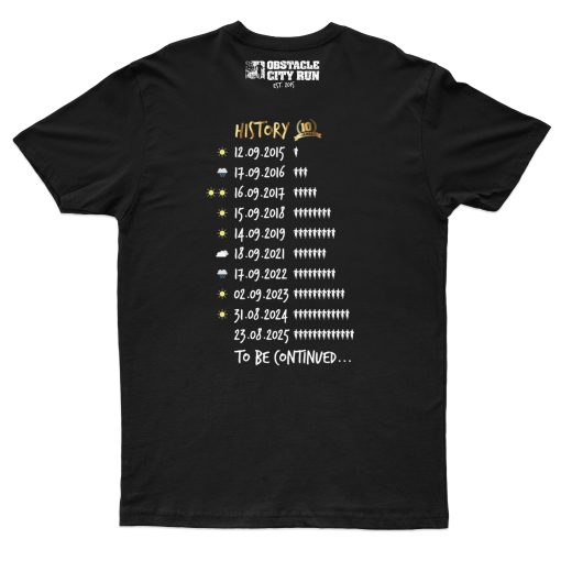 Obstacle City Run Jubiläums T-Shirt - 10 Jahre - Male – Bild 2