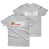 Obstacle City Run T-Shirt Skyline Grey Male