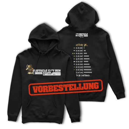Obstacle City Run Jubiläums Hoodie - 10 Jahre