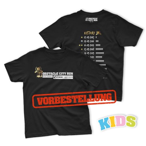 Obstacle City Run Jubiläums T-Shirt - 10 Jahre - KIDS