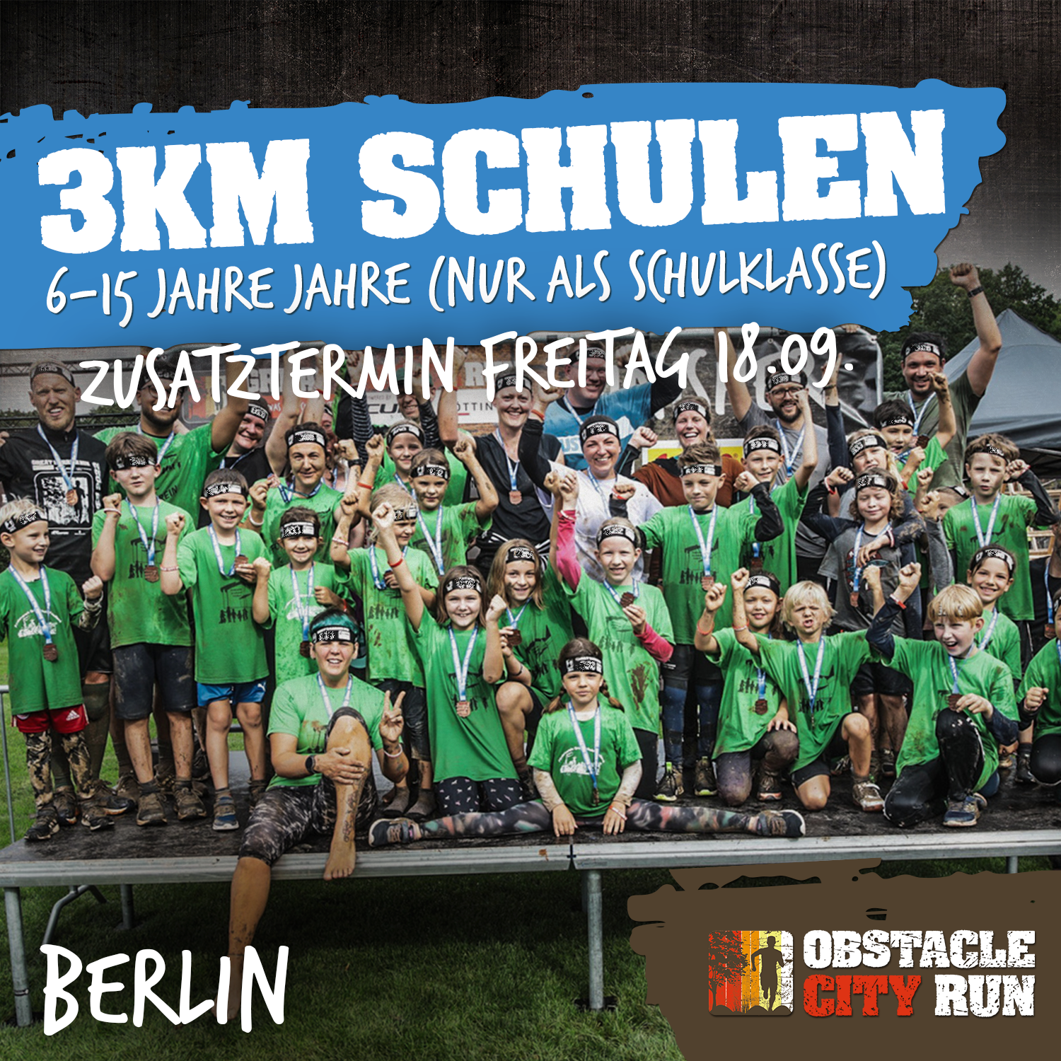 3KM Schulen (ab 6 Jahre) - BERLIN 2026 - Zusatztermin Freitag