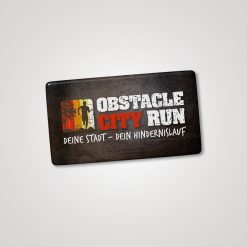 Obstacle City Run Kühlschrank Magnet